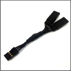 Wire Extender Servo 45 mm - plug Z black RADIO/SERVO SANWA