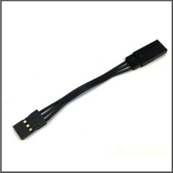 Wire Extender Servo 50 mm - plug Z black RADIO/SERVO SANWA