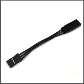 Wire Extender Servo 50 mm - plug Z black RADIO/SERVO SANWA