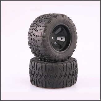 2PCS/SET MT TIRE SET MOUNTED/ 12MM (L6061)