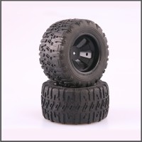2PCS/SET MT TIRE SET MOUNTED/ 12MM Spare Parts LC Racing