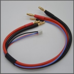 Charge wire banana male/balanced male (BLI027)