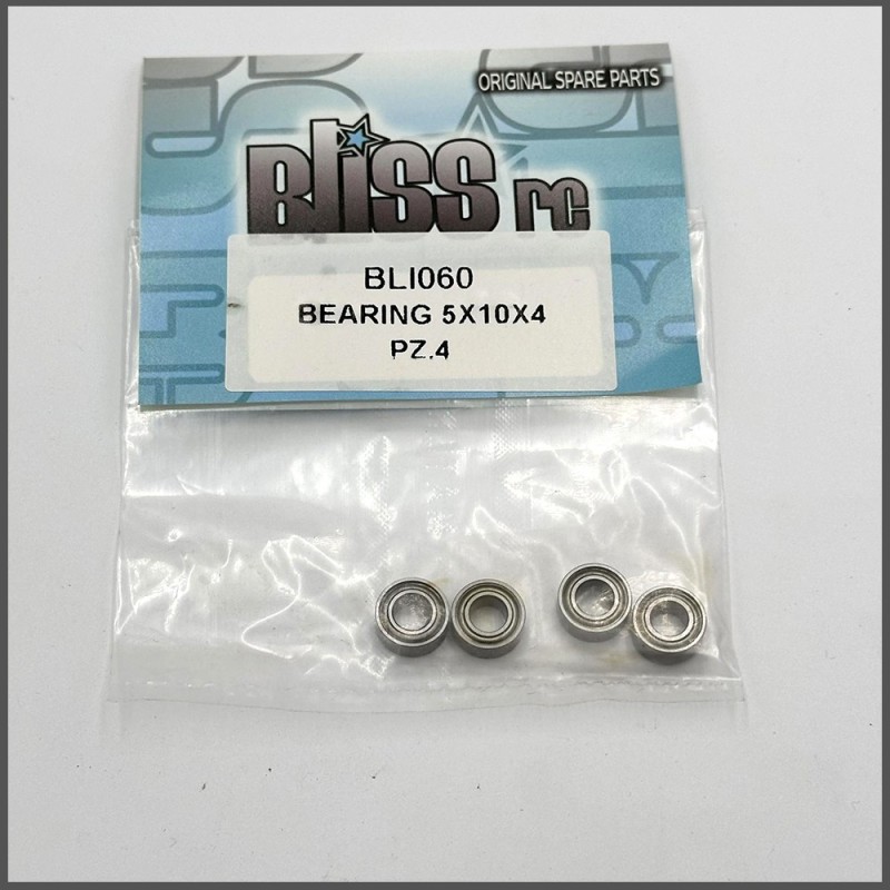 Clutchbell bearings 5x10x4 (4 pcs) (BLI060)