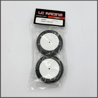 FRONT TIRE SET TIRES LC RACING