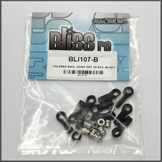 Colored ball joint set 10pcs  black (BLI107B)