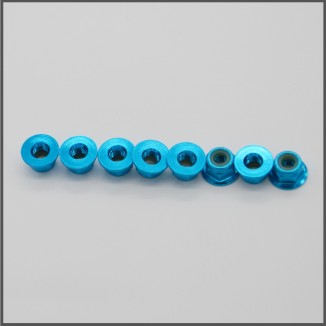 FLANGED NUT M4 BLUE SPARE PARTS BLISS