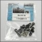Colored ball joint set 10pcs  black (BLI107B)