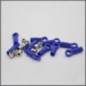Colored ball joint set 10pcs  blue (BLI107BL)