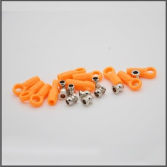 Colored ball joint set 10pcs  orange (BLI107O)