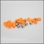 Colored ball joint set 10pcs  orange (BLI107O)