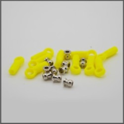 Colored ball joint set 10pcs  yellow (BLI107Y)
