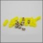 Colored ball joint set 10pcs  yellow (BLI107Y)