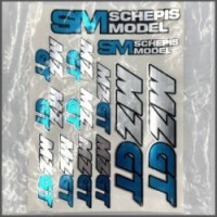 Mz gt sticker - light blue/chrome (MZ1707)