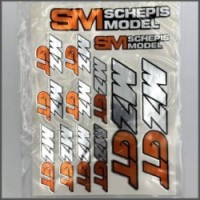 Mz gt sticker - orange/chrome (MZ1708)
