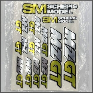 Mz gt sticker - yellow/chrome (MZ1706)