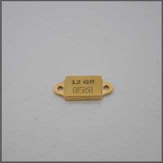 12 gram brass weight for mz gt chassis (MZ745)