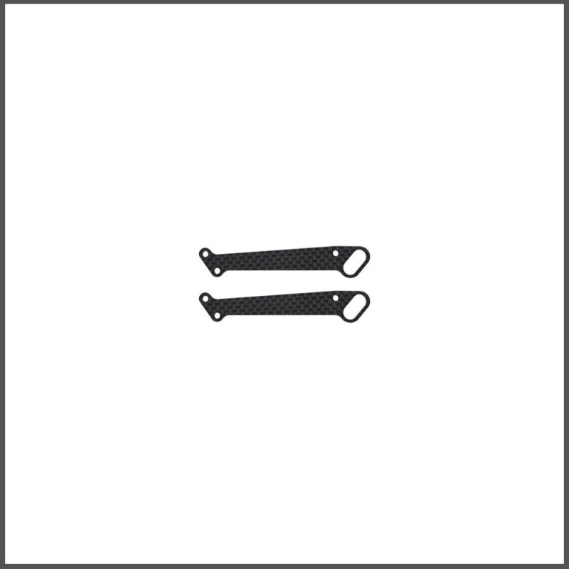 Body support plate carbon (2) s750 evo (SER804472)