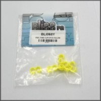 Fuel tube clip 6pcs - yellow (BLI068Y)