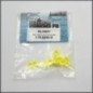 Fuel tube clip 6pcs - yellow (BLI068Y)
