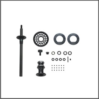 Carbon rear axle diff set pro F110 SF4 (SER411455) (SER411455)