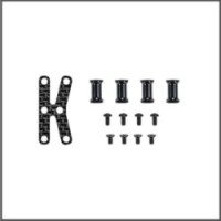 Chassis center stiffner set rr X20 (SER401874)