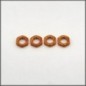 Knurled wheel nuts 17mm gt (4 pcs) (BLI079)