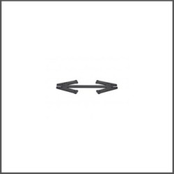 Front suspension plate carbon 988e Pan (SER905113)