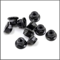 Nut nylock M3 flanged (10) (SER110441)