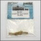 Male connector 4mm gold (4 pcs) (BLI181)