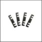 Rollcenter spacer fr / rr alu srx8 gt (4) (SER601013)