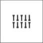 Screw allen cilinderhead M2.5x10 (10) (SER110228)