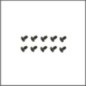 screw allen countersunk m3x6 (10) (SER110122)