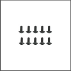 Screw allen roundhead flanged M3x18 (10) (SER110167)