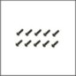 screw allen roundhead m3x10 (10) (SER110109)
