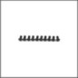 Screw allen roundhead m3x5 (10) (SER110128)