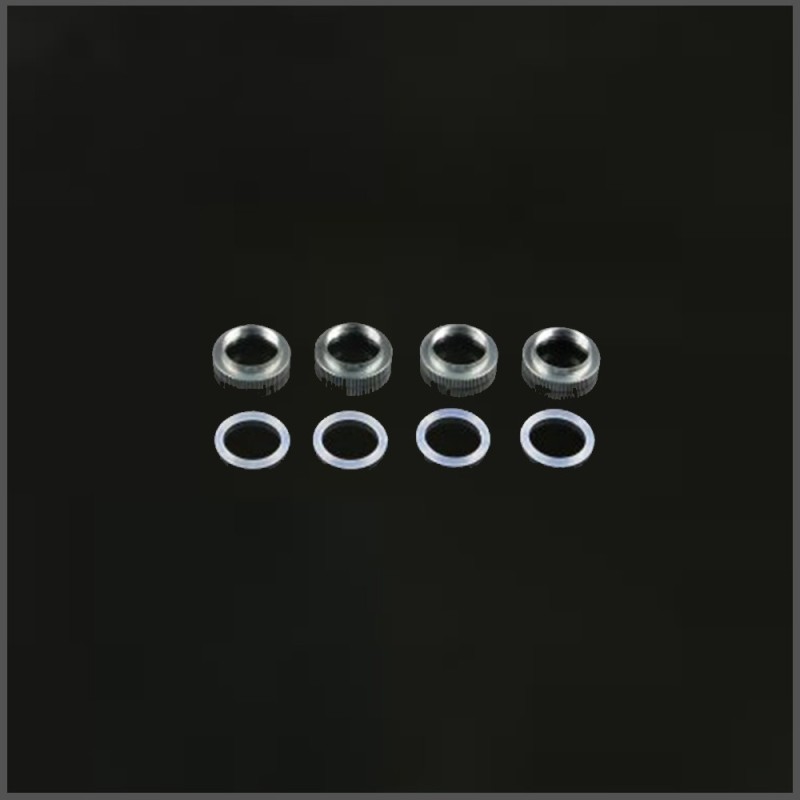 Shock adj nut alu +o-ring (4) (SER909405)