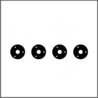 Shock piston 3-holes (4) X20 (SER401840)