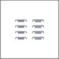 Steeringblock spacer set (2+2) x20 '21 (SER401925)