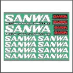 Stickers Sanwa white (107A90532A)