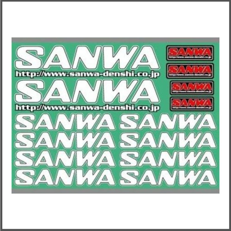 Stickers sanwa white (107A90532A)