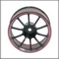 Red aluminum hand wheel for m12/m12s (107A30813A)