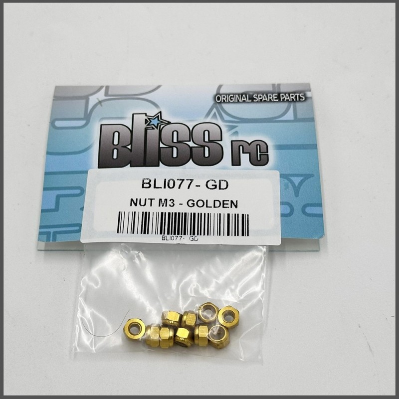 Nut m3 golden (BLI077GD)
