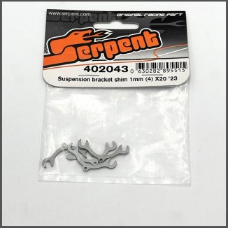Suspension bracket shim 1mm (4) X20 '22 (SER402043)