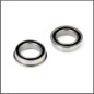 Ball bearing 10x15x4mm (flanged/2pcs) (HB111018)