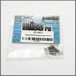 Springs mainfold-engine shortly 1/10 4pcs (BLI465)