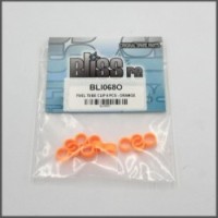 Fuel tube clip 6pcs - orange (BLI068O)