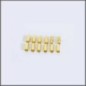Plug 4mm gold + tubes gold (ORI40005)