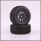 Sc tires set mounted/ 12mm/ 2pcs/set (L6003)
