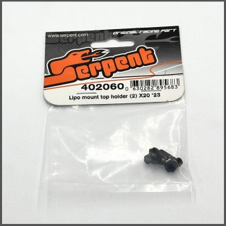 Lipo mount top holder (2) X20 '22 (SER402060)