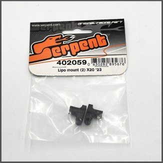 Lipo mount (2) X20 '22 (SER402059)